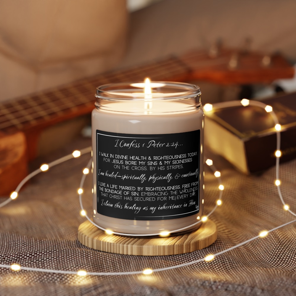 candles with scriptures