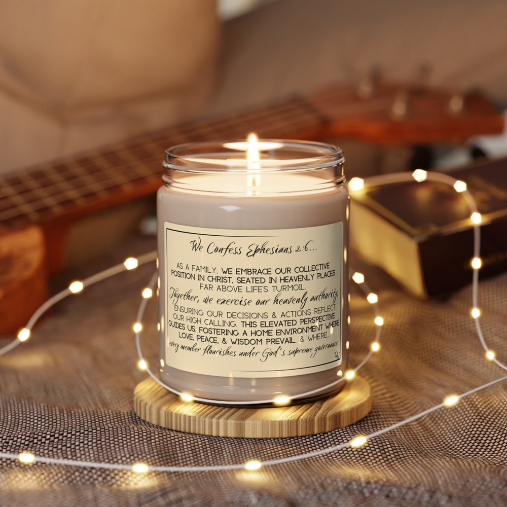 candles with scripture